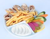 صحن شوارما عربي 