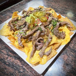 Nachos Con Arrachera (Ración)