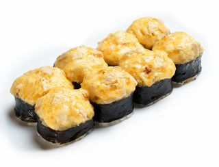 Запечённый ролл с курицей
