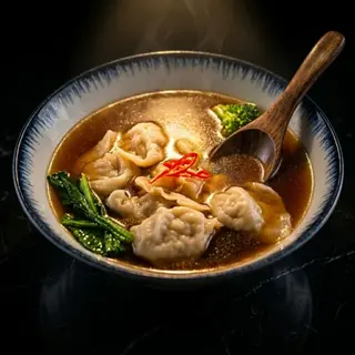 22 - Sopa Tradicional de Gyozas de Ternera