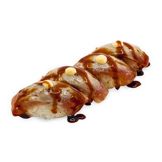 Flambeado Nigiri Atún Con Salsas De La Casa (4 Uds.)