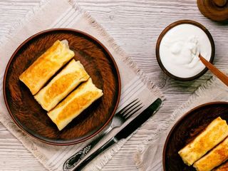 Naleśniki z kurczakiem i pieczarkami(3 szt.)