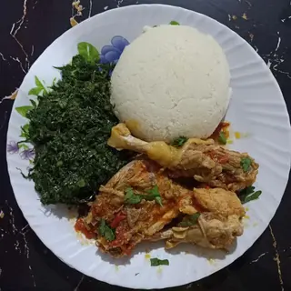 Ugali Chicken