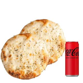 2 Bianca mozzarella + bibita