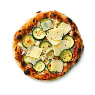 8. Zucchine e mozzarella - un pezzo