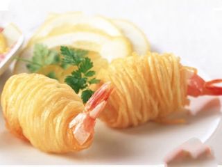 Ebi patate in tempura