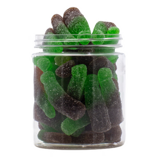 Botellas Cola Verdes Azúcar 