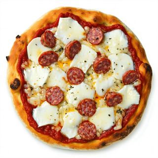 Pizza salsiccia secca