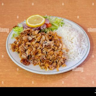 Menù Riso con kebab