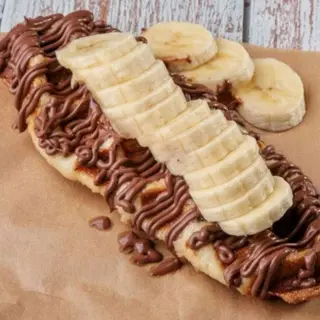 2x1WAFFLE CREME DE AVELÃ E BANANA
