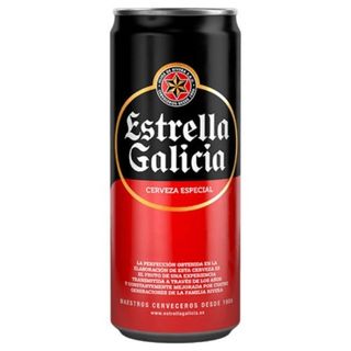 Estrella Lata cerveza