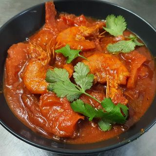 Prawn Masala with Rice