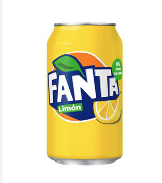 Fanta Limón lata 330ml.