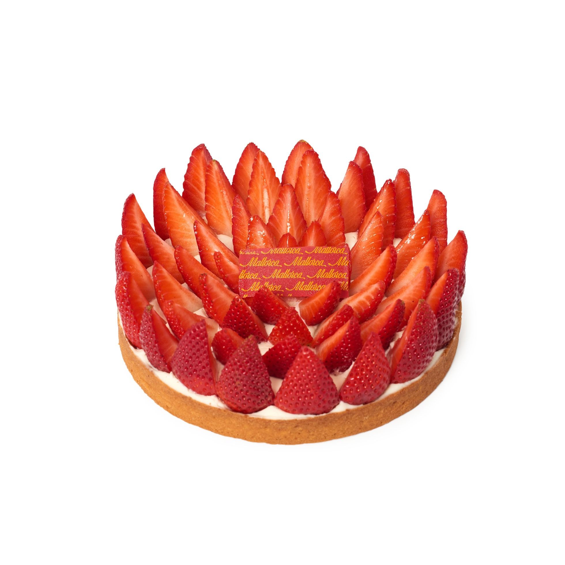 Tarta de fresas y mascarpone 6 raciones