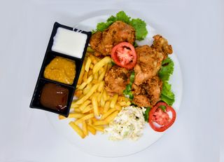 Poulet Pané + Frites
