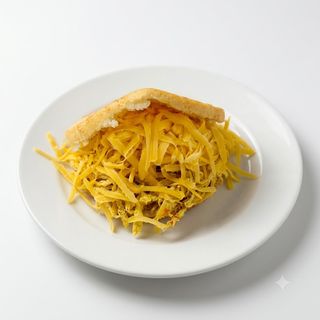 Arepa De Pollo Deshilachado Con Queso (1 Ud.)