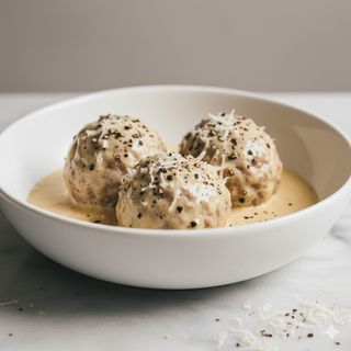 Polpette cacio e pepe 3 pezzi