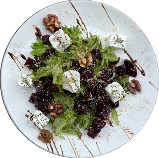 Салат з буряком , фетою та грецьким горіхом (350Г)