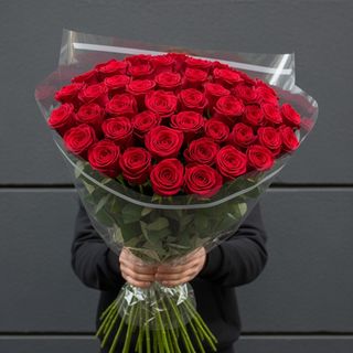 51 Roses Rouges - Grand Bouquet Romantique