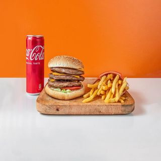 Maxi cheeseburger menu