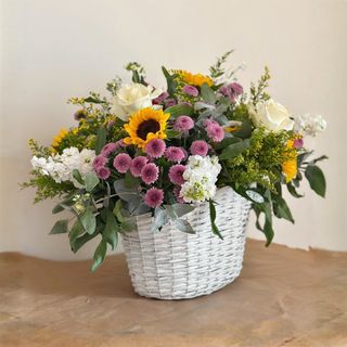 Cesta de Flores da Estação