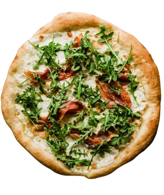 Pizza de pesto verde