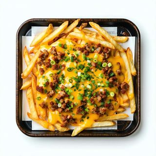 Bandeja Patatas Fritas Con Mx Y Queso