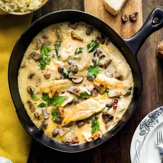 Plat Émincé Poulet Sauce Champignon