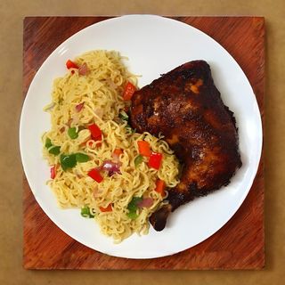 Noodles & Big Chicken