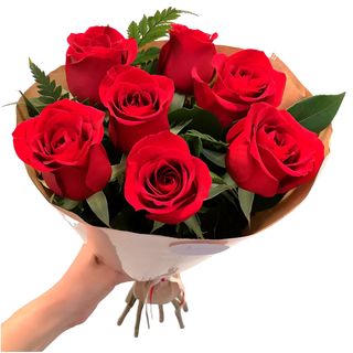 Bouquet 7 Rosas Vermelhas