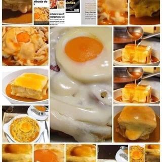 Francesinha Extra Queijo com Batata Frita