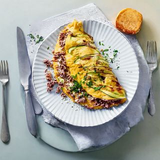 Omelette Viande Hachée