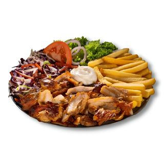 Dabo de pui la farfurie medie