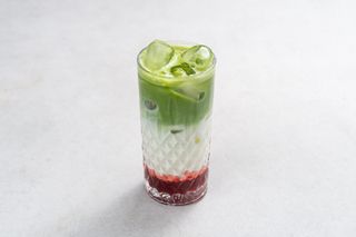 Ice Strawberry Matcha