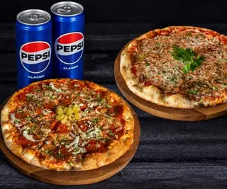 PIZZA DUO + 2 PEPSI