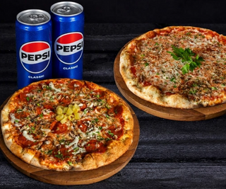 PIZZA DUO + 2 PEPSI
