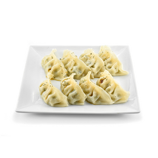Gyozas de pollo y verduras.