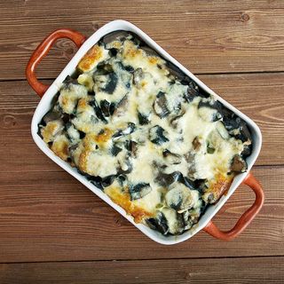 Gratin Poulet Aux Champignons