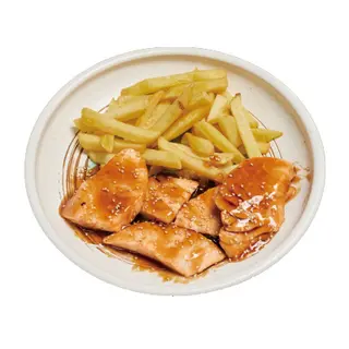 Teriyaki salmón con patatas