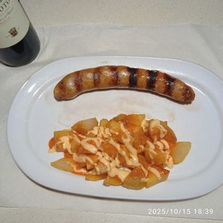 Butifarra de pincho moruno a la brasa 