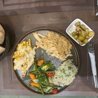 Plat Émince De Poulet Aux Champignons