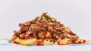 Frytki z wieprzowiną Pulled Pork