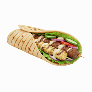 Box Sandwich Kebab Mixte (1 kebab viande + 1 kebab poulet )
