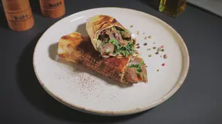 Shaorma la lipie de vită