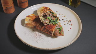 Shaorma la lipie de vită