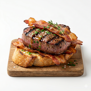 Montadito de Filete Y Beicon