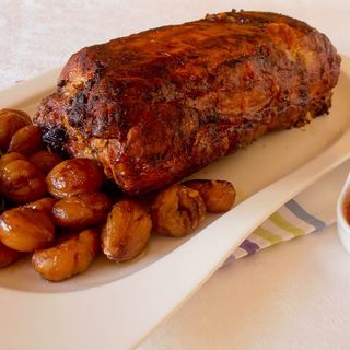 Lombo Porco com Crosta de Alheira