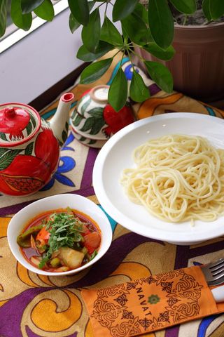 Вегетарианский гюро лагман (500 гр.)