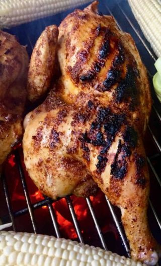 Jumătate de pui la grătar