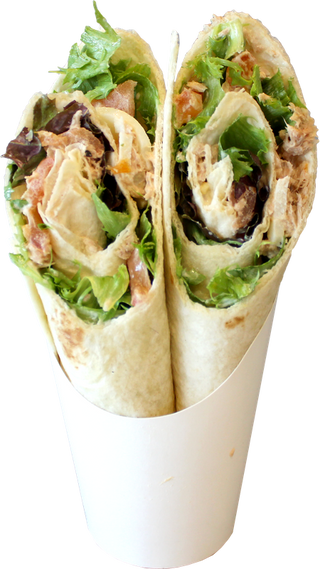 Wrap de pollo mayonesa